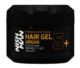 Nishman Argan 5+ Ultra Hold mocny żel do włosów
